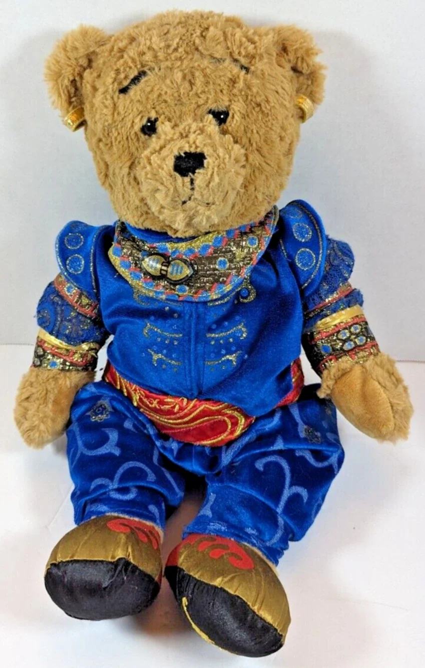 Disney Aladdin Genie Teddy Bear Theatrical Broadway Musical 17” Collectible